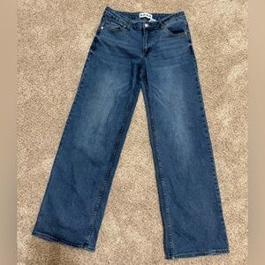 Y2K jeans S.O.N.G. Wide Leg Jeans Size 7/28 Medium Wash Denim